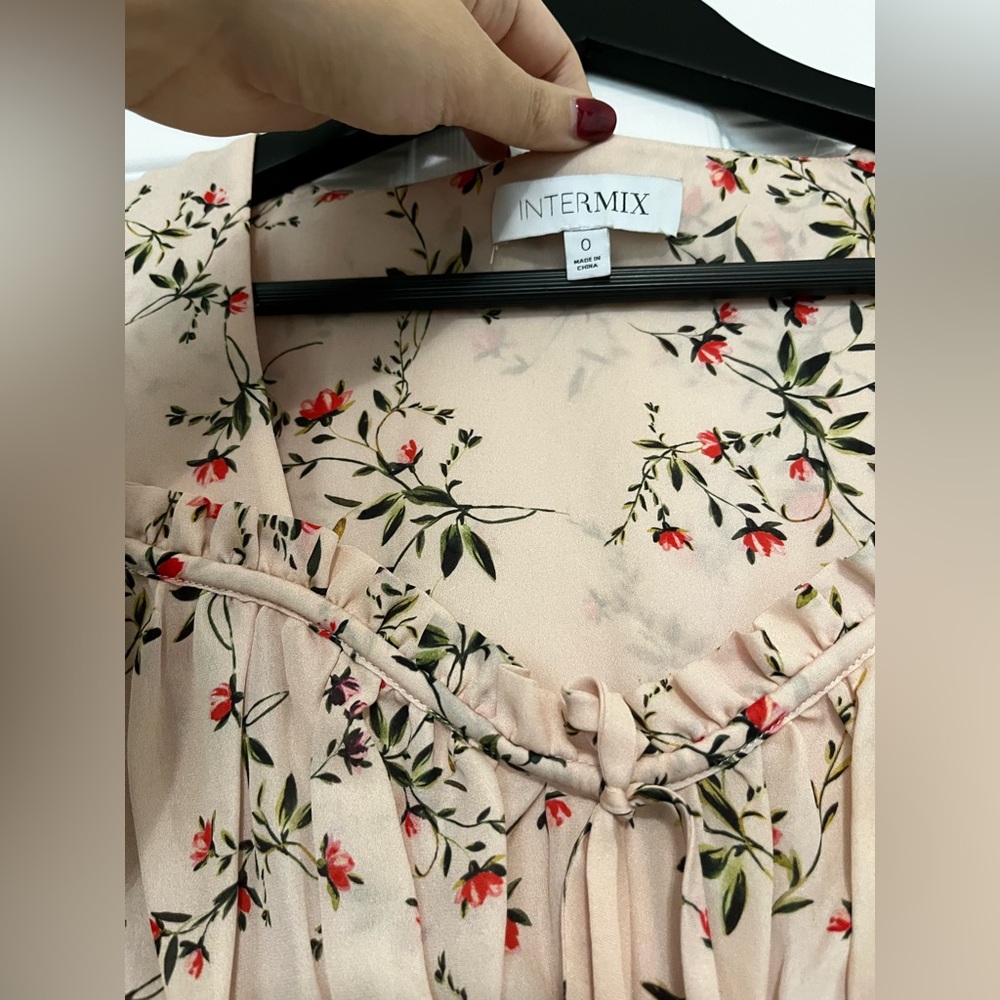 Intermix Silk Top - Picture 3 of 5